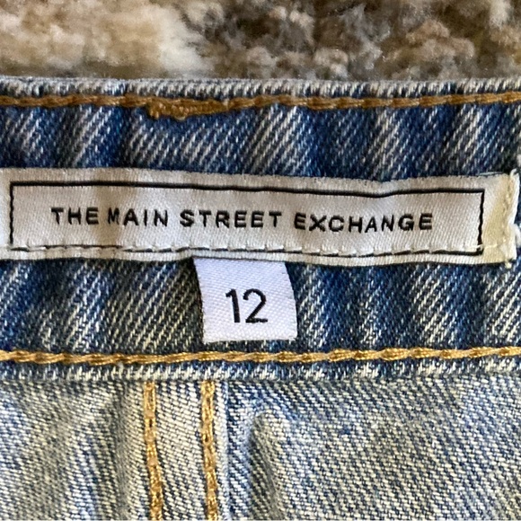 Main Street Exchange brand, women’s modest denim skirt. Size 12 - Picture 7 of 9